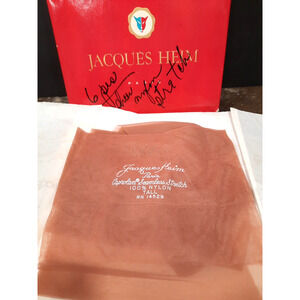 NIB VTG Stockings JACQUES HEIM PARIS Thigh high Hosiery Lot 6 w Box TALL